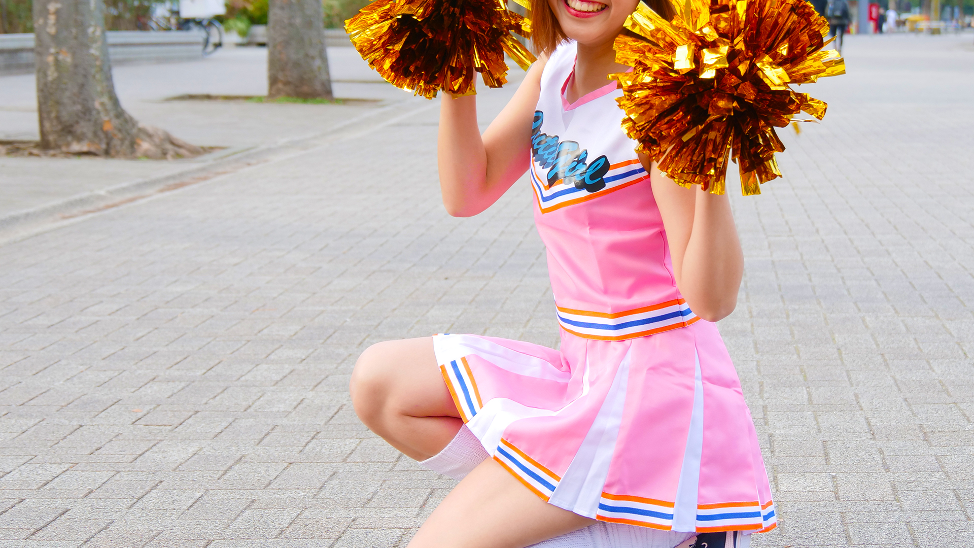 チアリーディング　ユニフォーム　私立高校　CHEER コスプレ チア